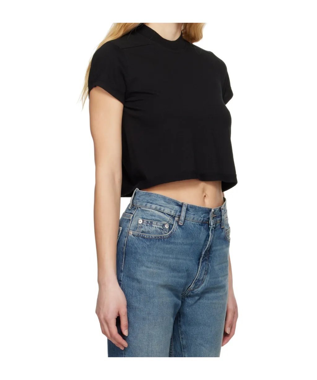 Rick Owens Drkshdw Cropped Small Level Crewneck T-Shirt