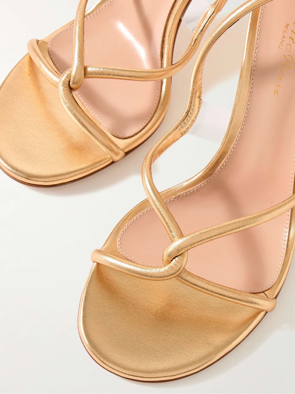 Gianvito Rossi Black Mamba Open Toe Sandals
