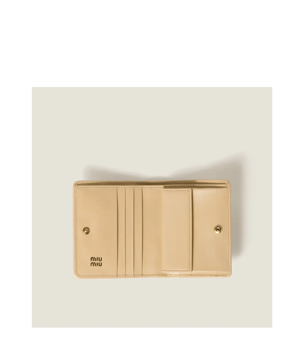 Small Matelassé Nappa Leather Wallet
