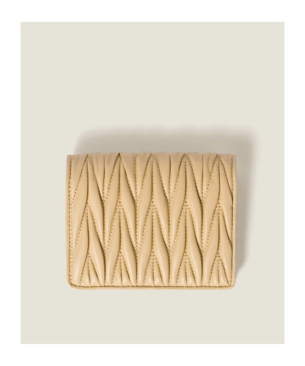 Small Matelassé Nappa Leather Wallet