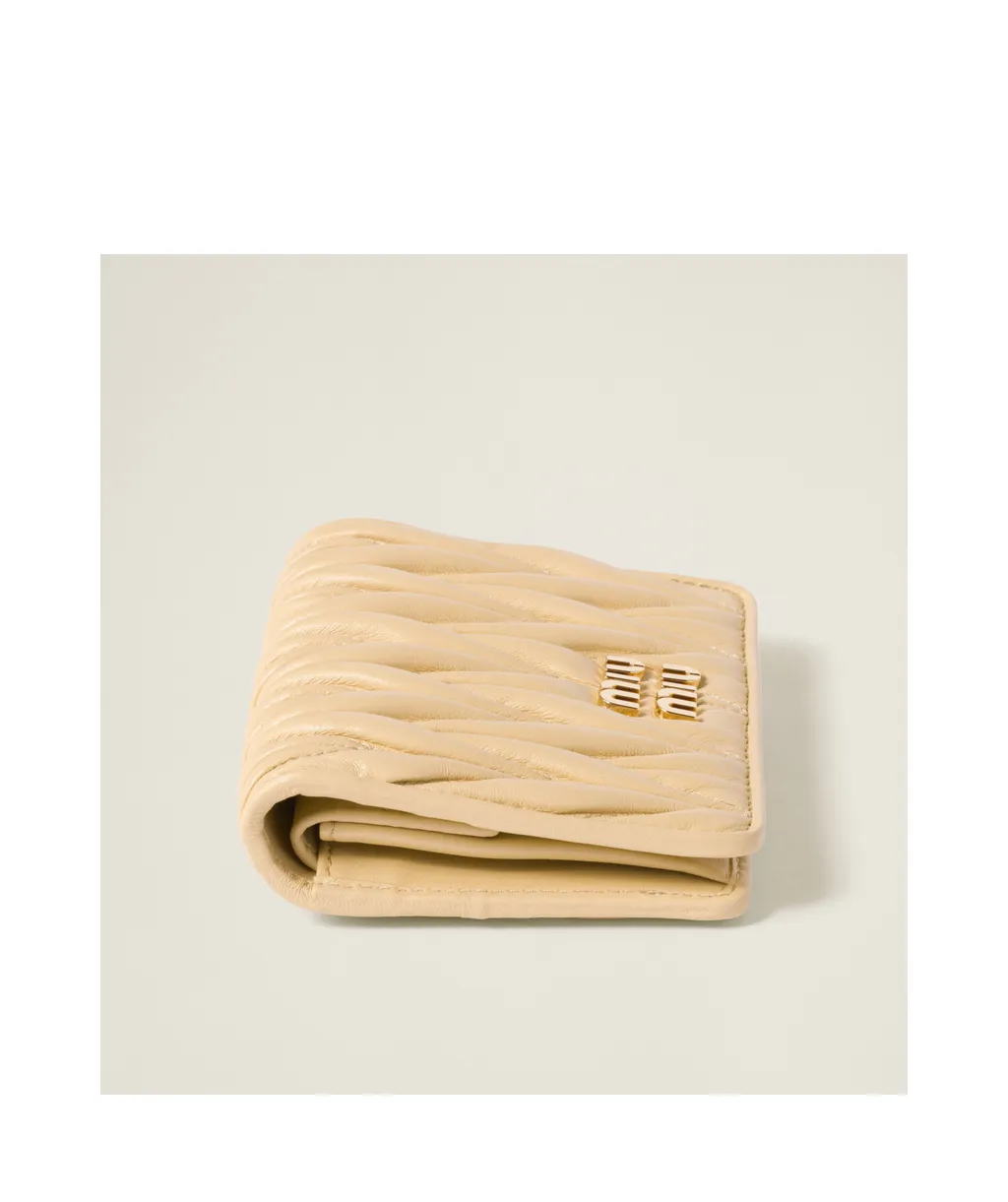 Small Matelassé Nappa Leather Wallet