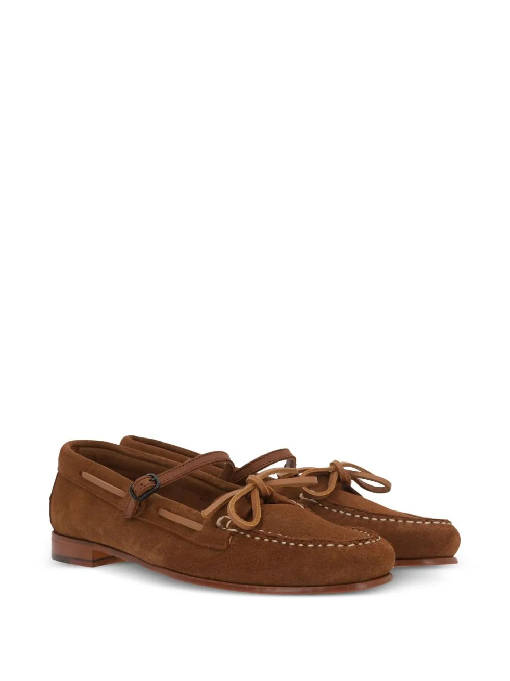 Round-Toed Flat Shoes