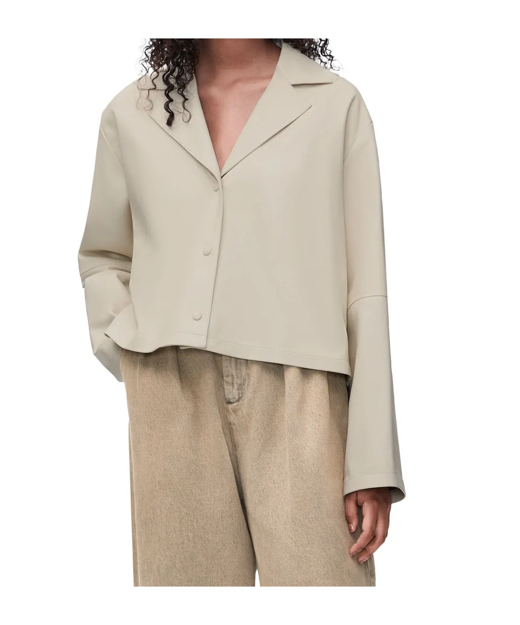 Pyjama Blouse In Nappa Lambskin