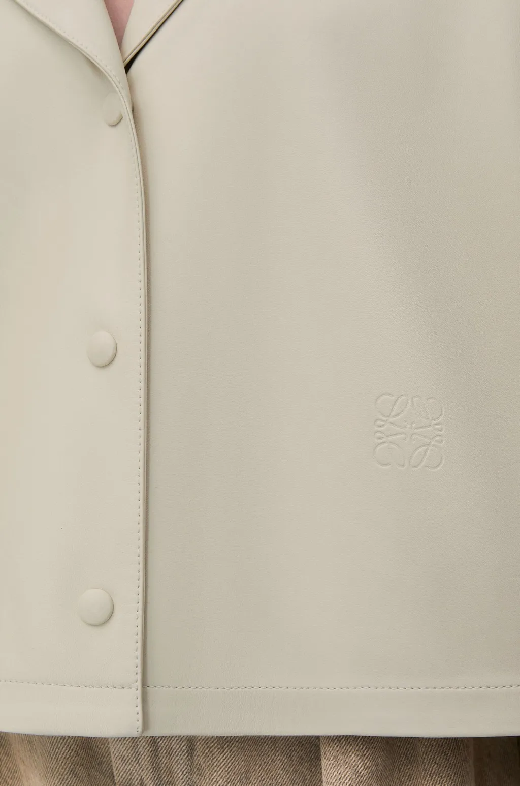 Pyjama Blouse In Nappa Lambskin