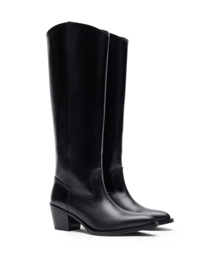 Thick-Heeled Boots