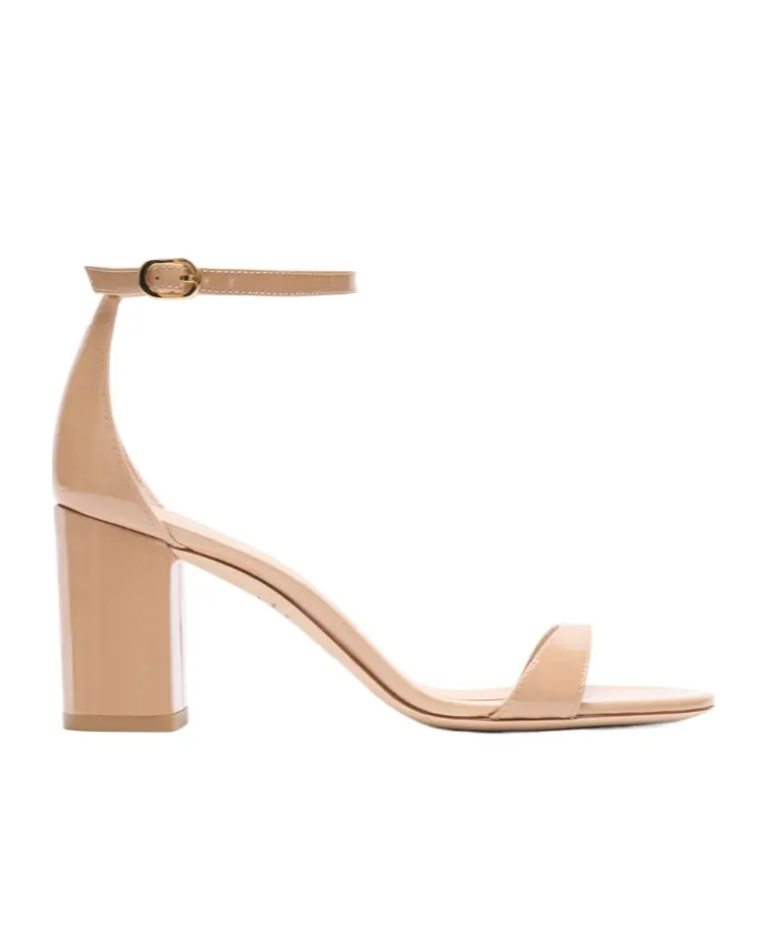 Round-Headed High-Heeled Sandals