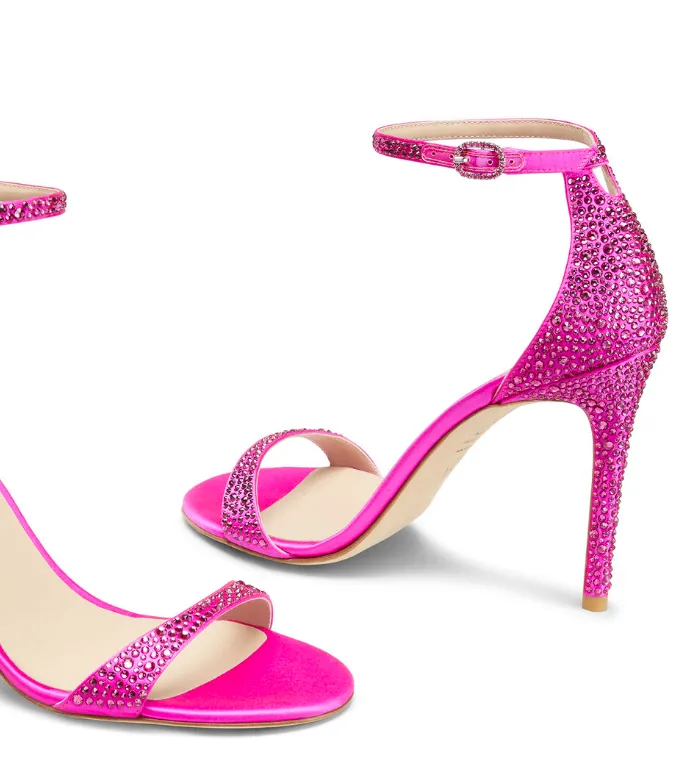 Round-Headed High-Heeled Sandals