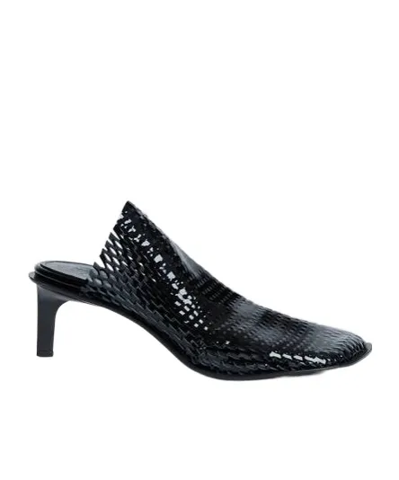 Heeled Mules In Perforated Leather Kenzo-Shomi