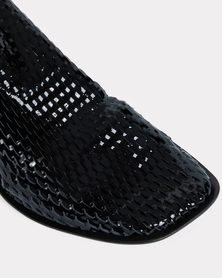 Heeled Mules In Perforated Leather Kenzo-Shomi