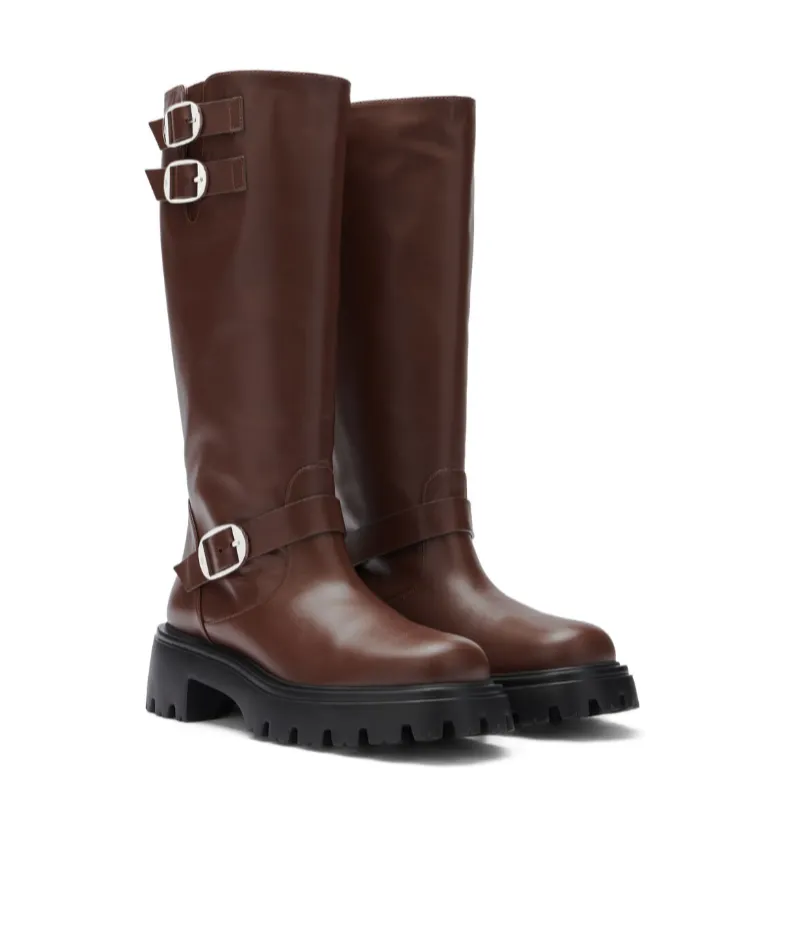 Thick-Heeled Boots