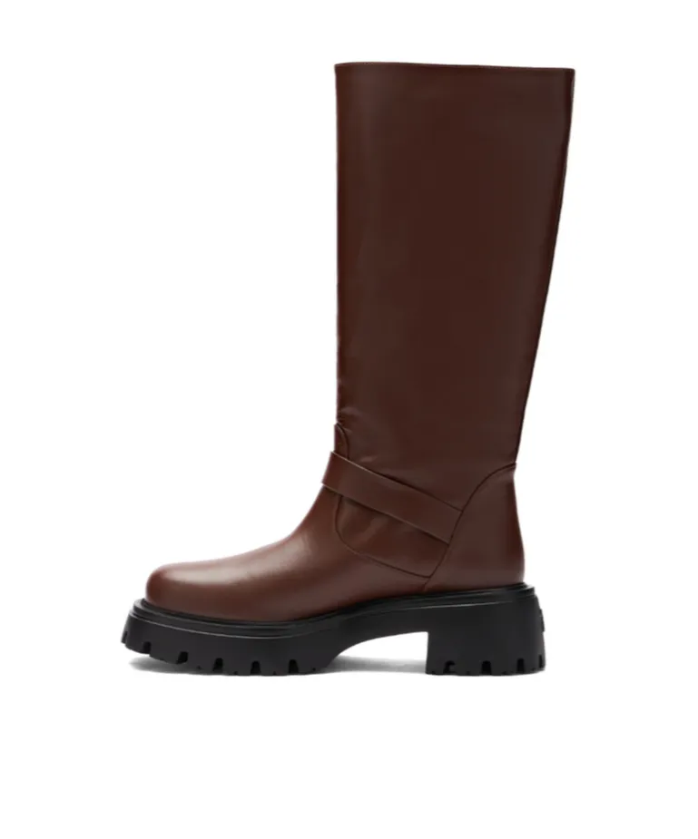 Thick-Heeled Boots