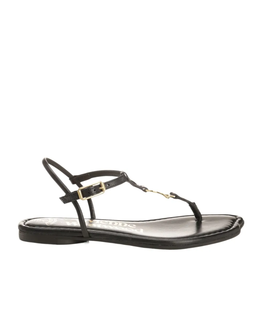Vivienne Westwood Orb Plaque Thong Sandals