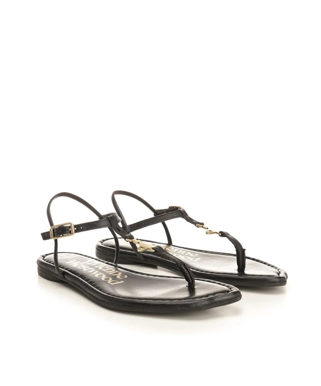 Vivienne Westwood Orb Plaque Thong Sandals