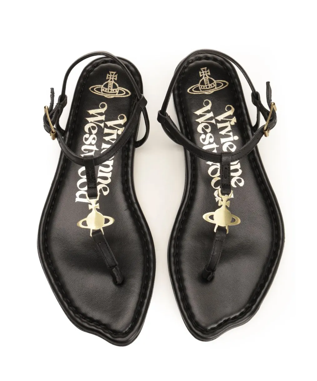 Vivienne Westwood Orb Plaque Thong Sandals