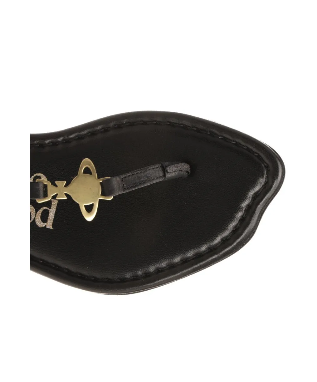 Vivienne Westwood Orb Plaque Thong Sandals