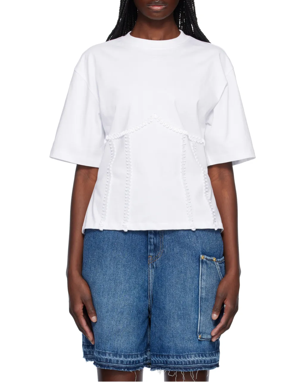 Ganni Sculpted Open-Back Top