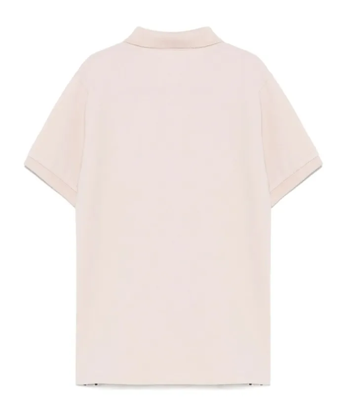 Compass-Motif Polo Shirt