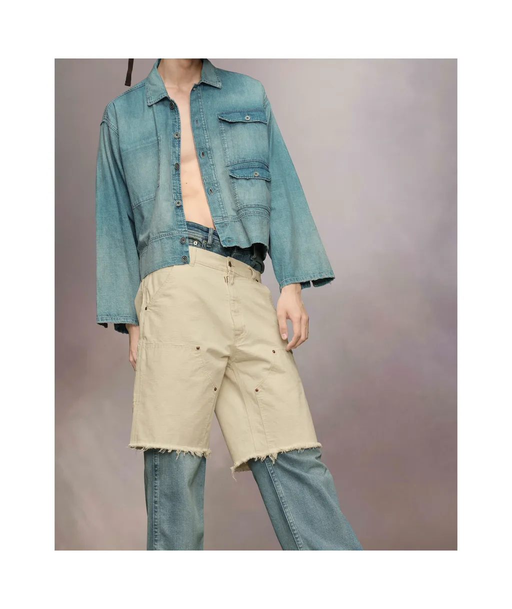 Denim Caban Jacket