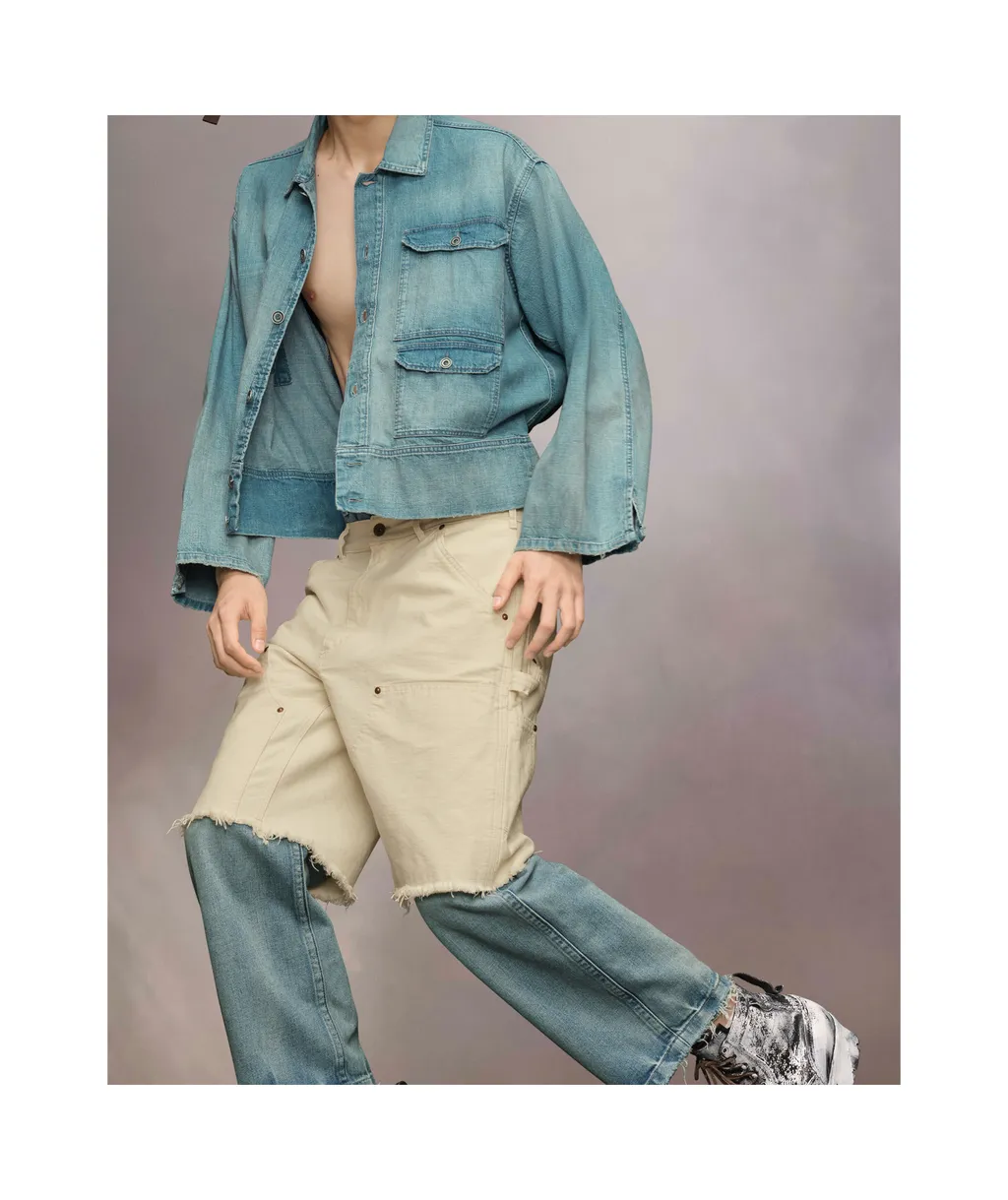 Denim Caban Jacket