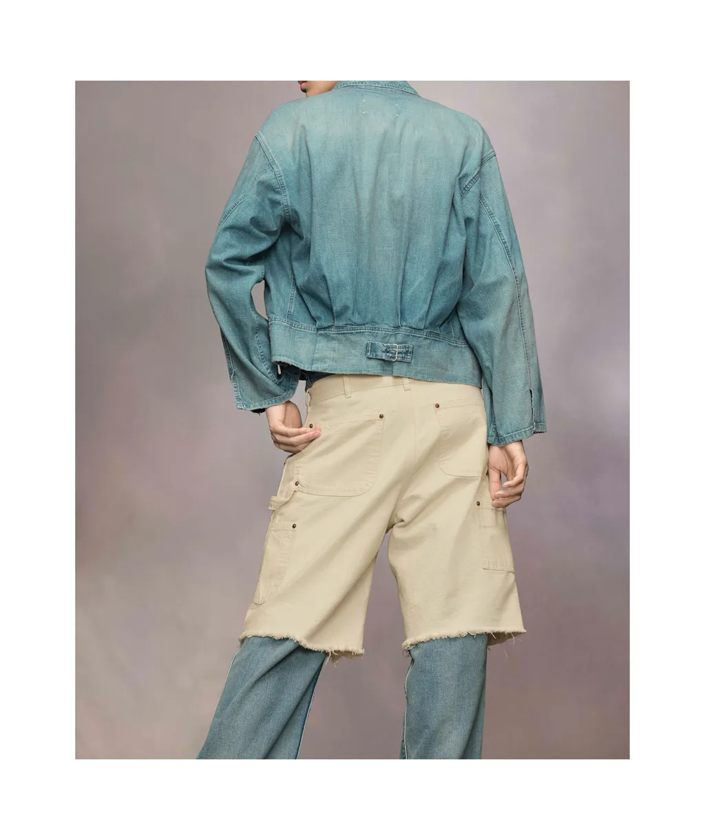 Denim Caban Jacket