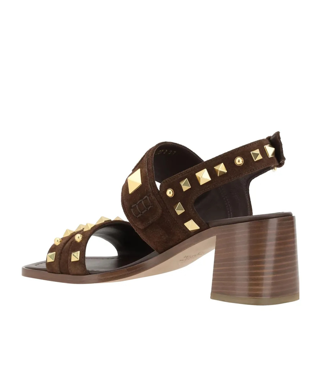 Valentino Garavani Rockstud Square Open Toe Sandals