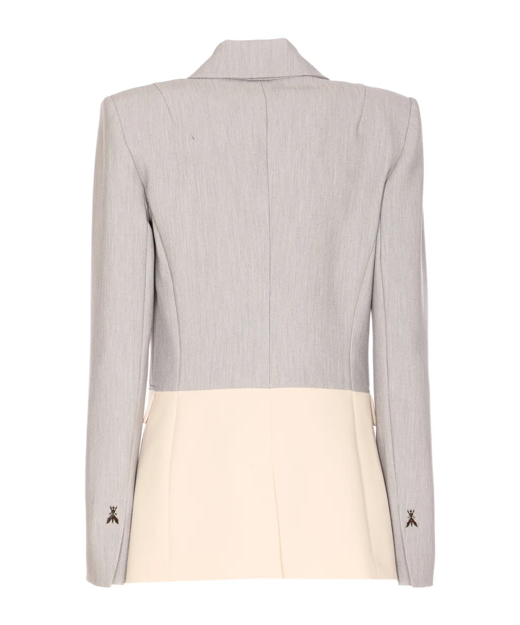 Patrizia Pepe Two-Tone Blazer Jacket