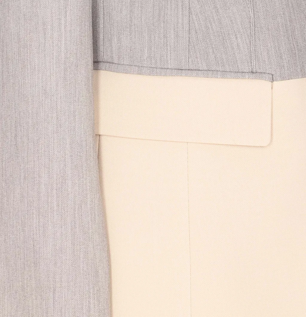 Patrizia Pepe Two-Tone Blazer Jacket