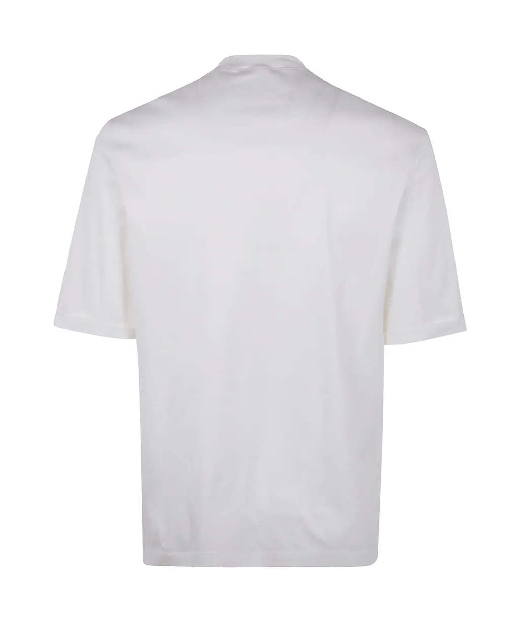 Brunello Cucinelli Jersey Mock Neck T-Shirt