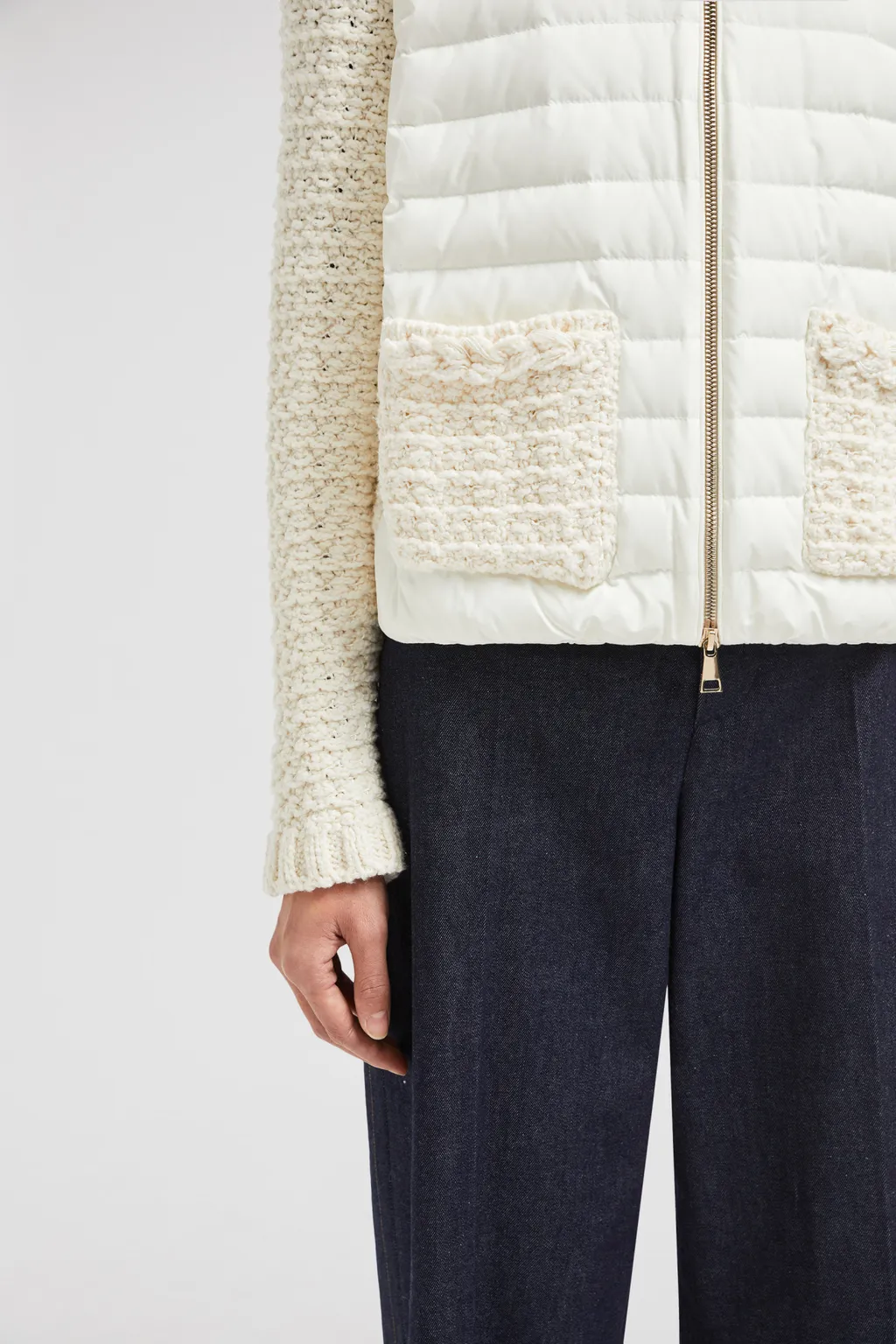 Moncler Padded Zip-Up Cardigan