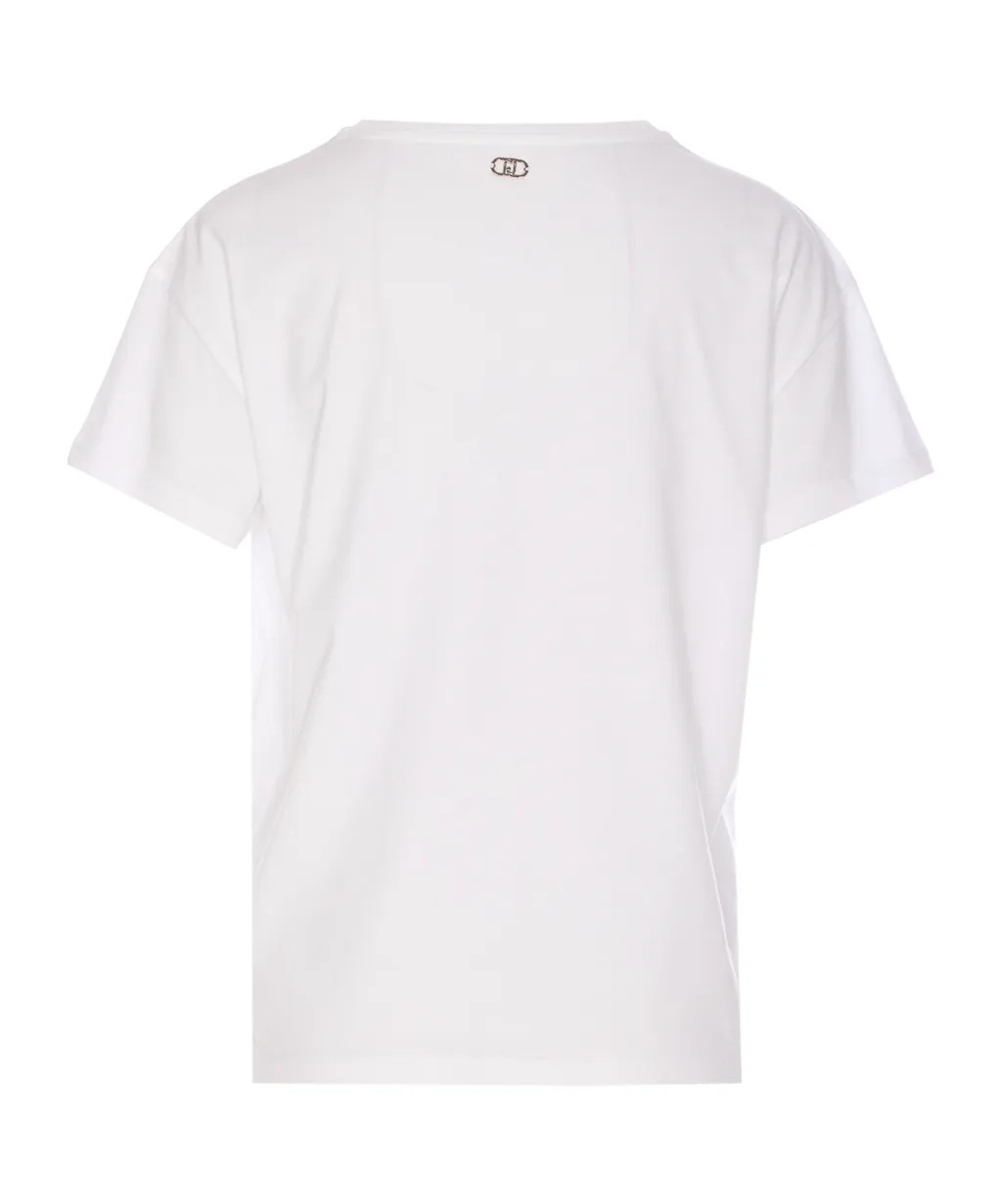 Liu Jo Crewneck Embellished T-Shirt