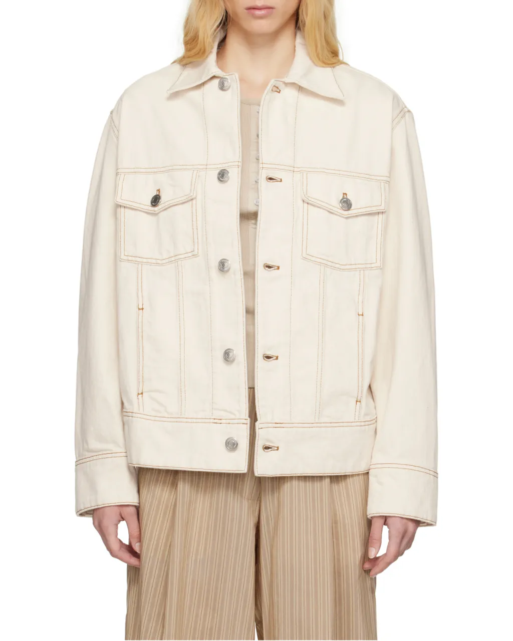 Ami Paris Logo Patch Denim Jacket