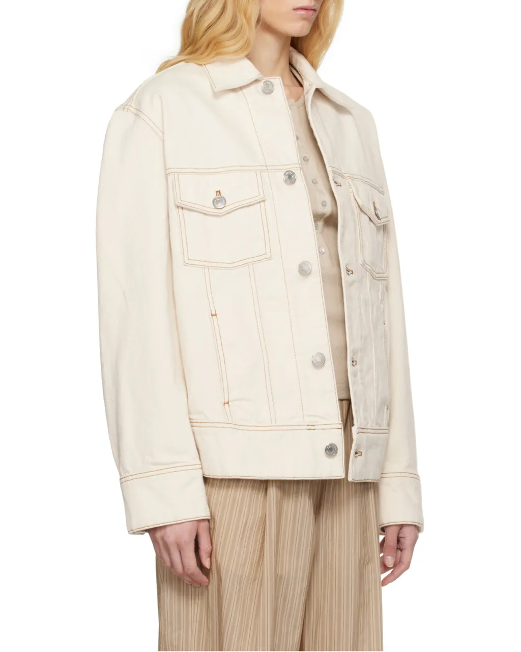 Ami Paris Logo Patch Denim Jacket
