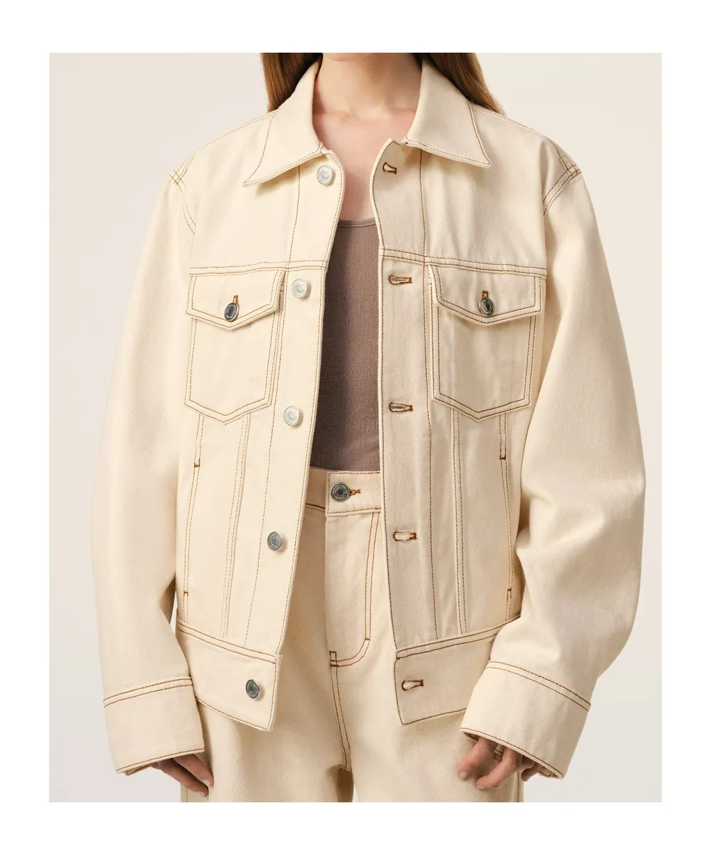 Ami Paris Logo Patch Denim Jacket