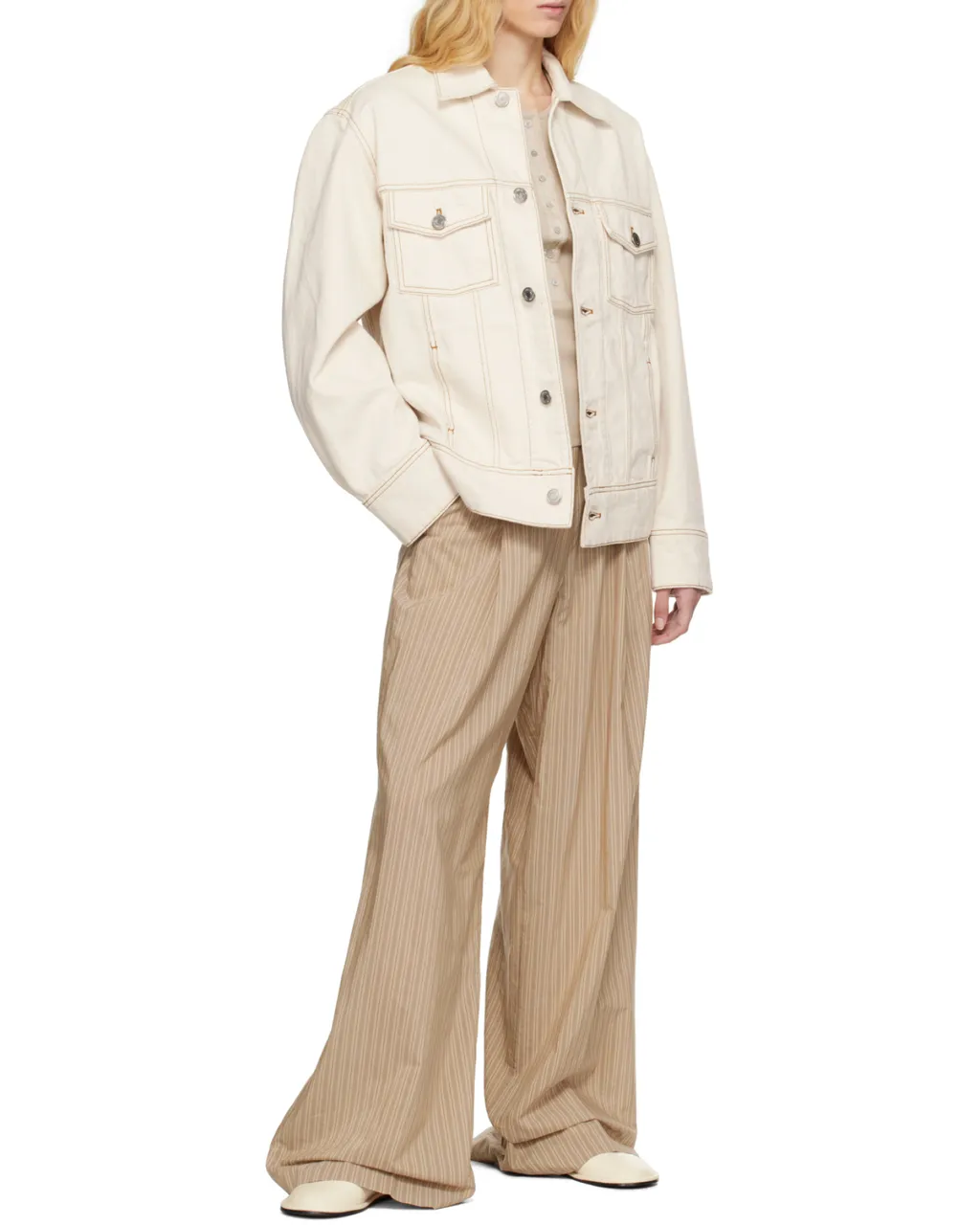 Ami Paris Logo Patch Denim Jacket