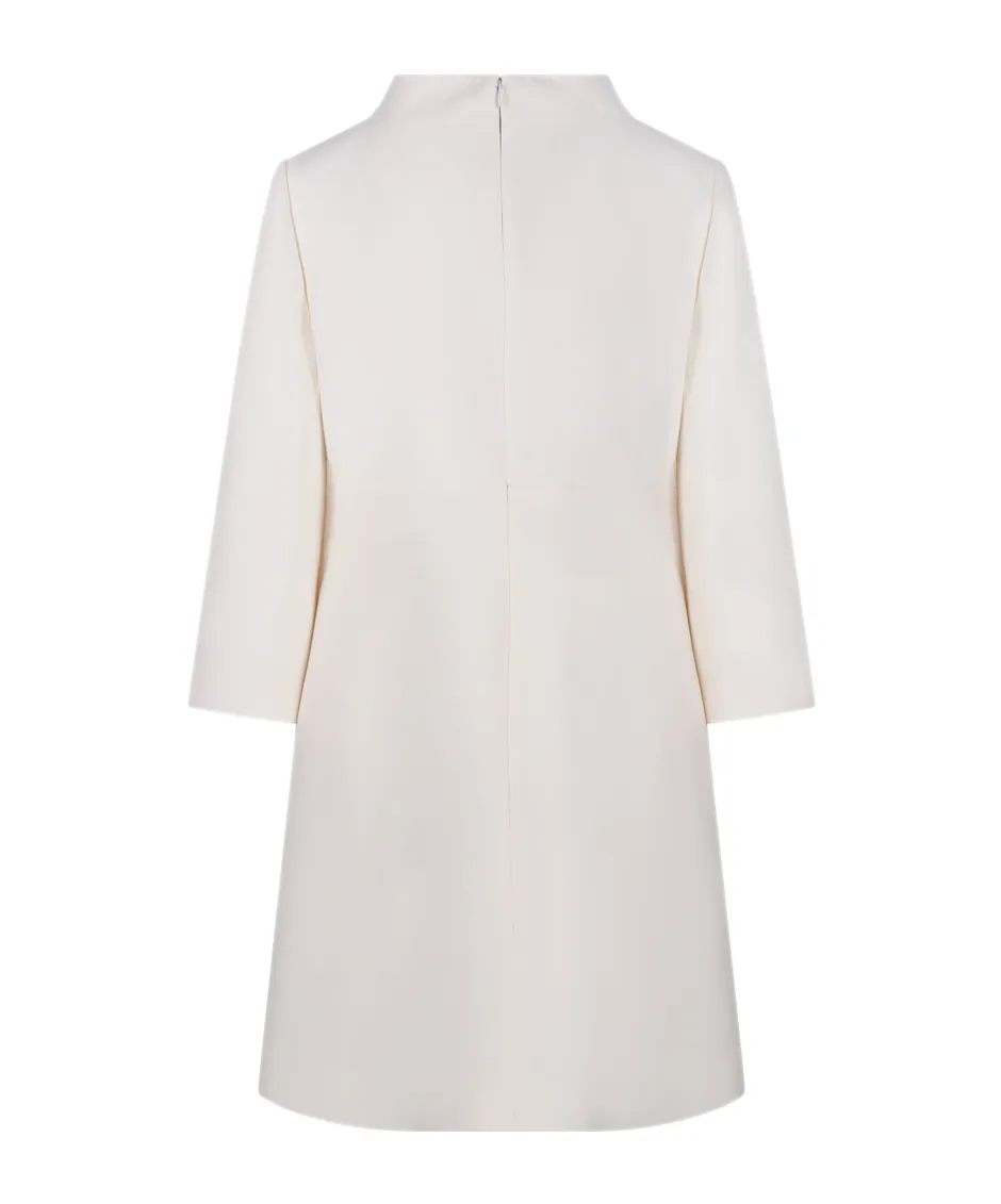 Valentino Button Detailed Crewneck Dress