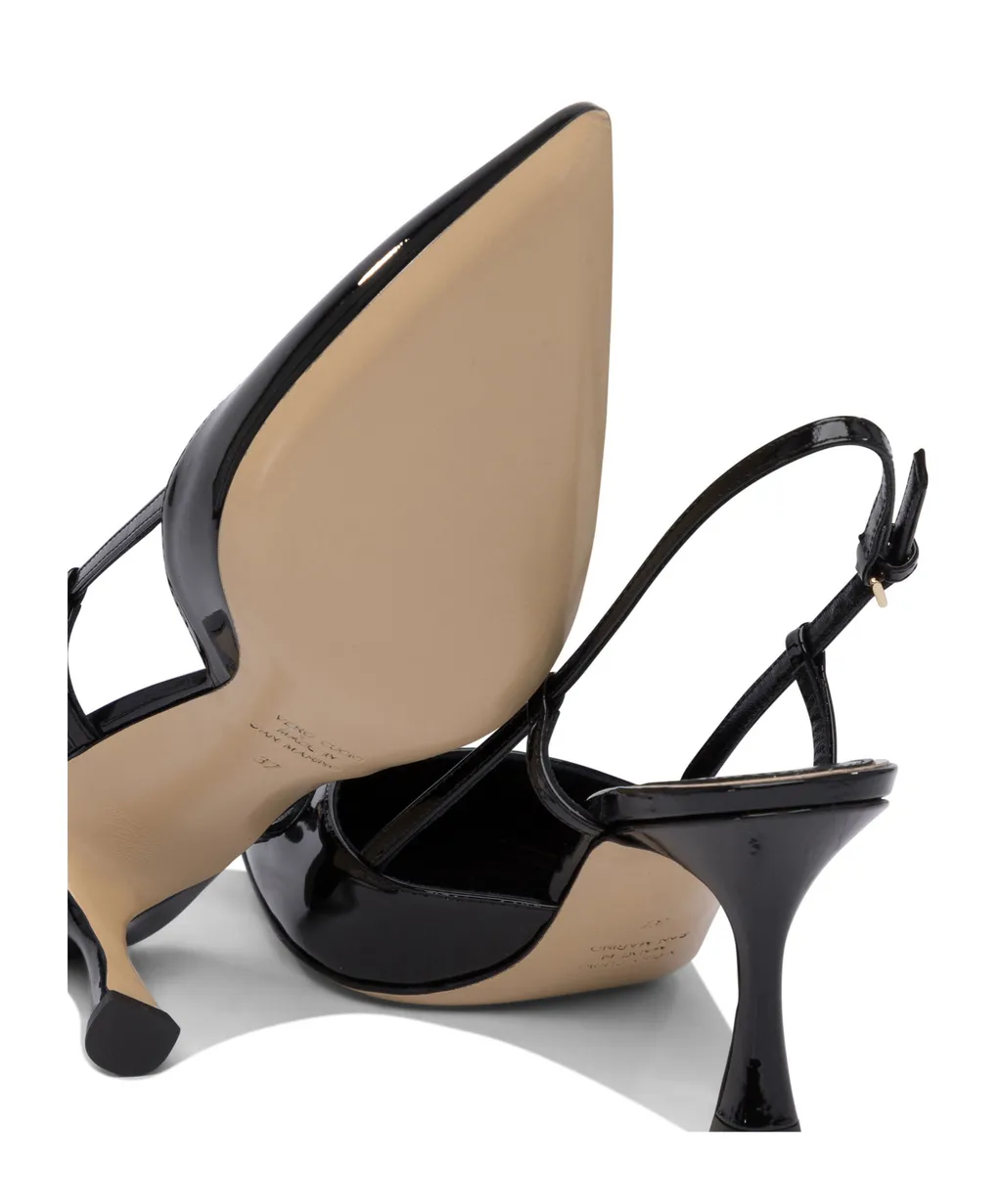 70Mm Mya Slingback Patent-Leather Pumps