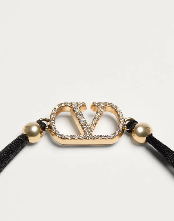 Valentino Vlogo Signature Embellished Bracelet
