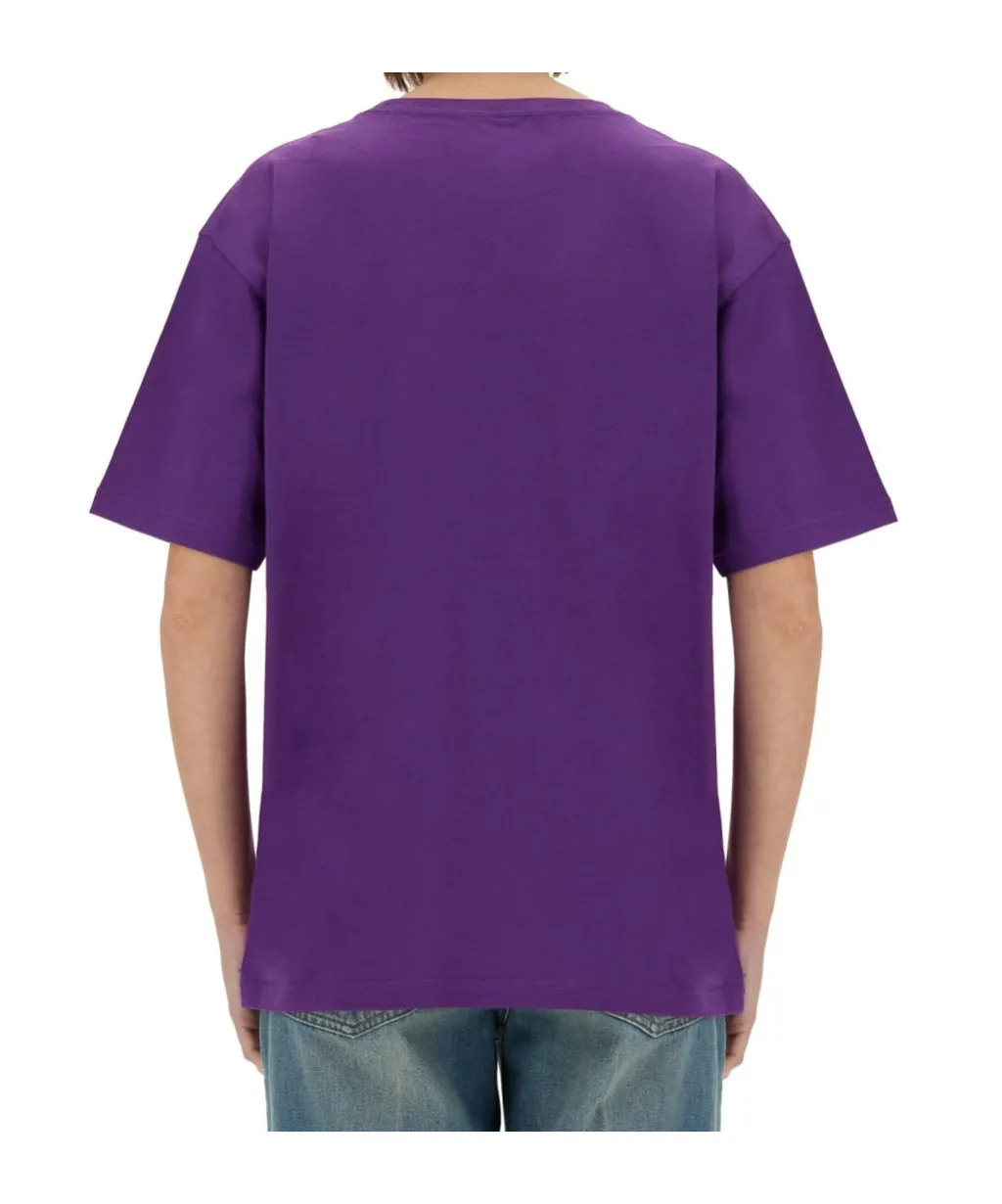 Valentino Chez Valentino-Printed Crewneck T-Shirt