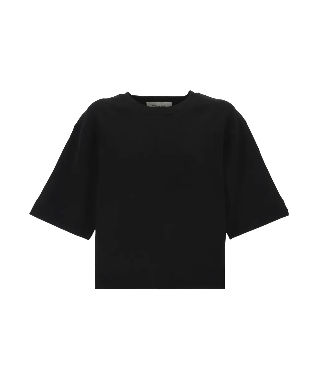 Yves Salomon Crew Neck T-Shirt