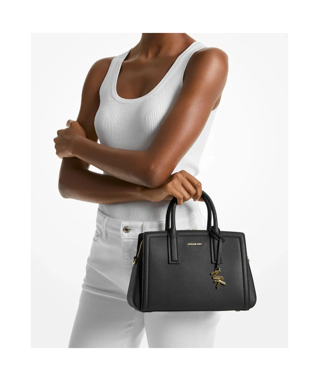 Michael Michael Kors Laila Small Pebbled Satchel Bag