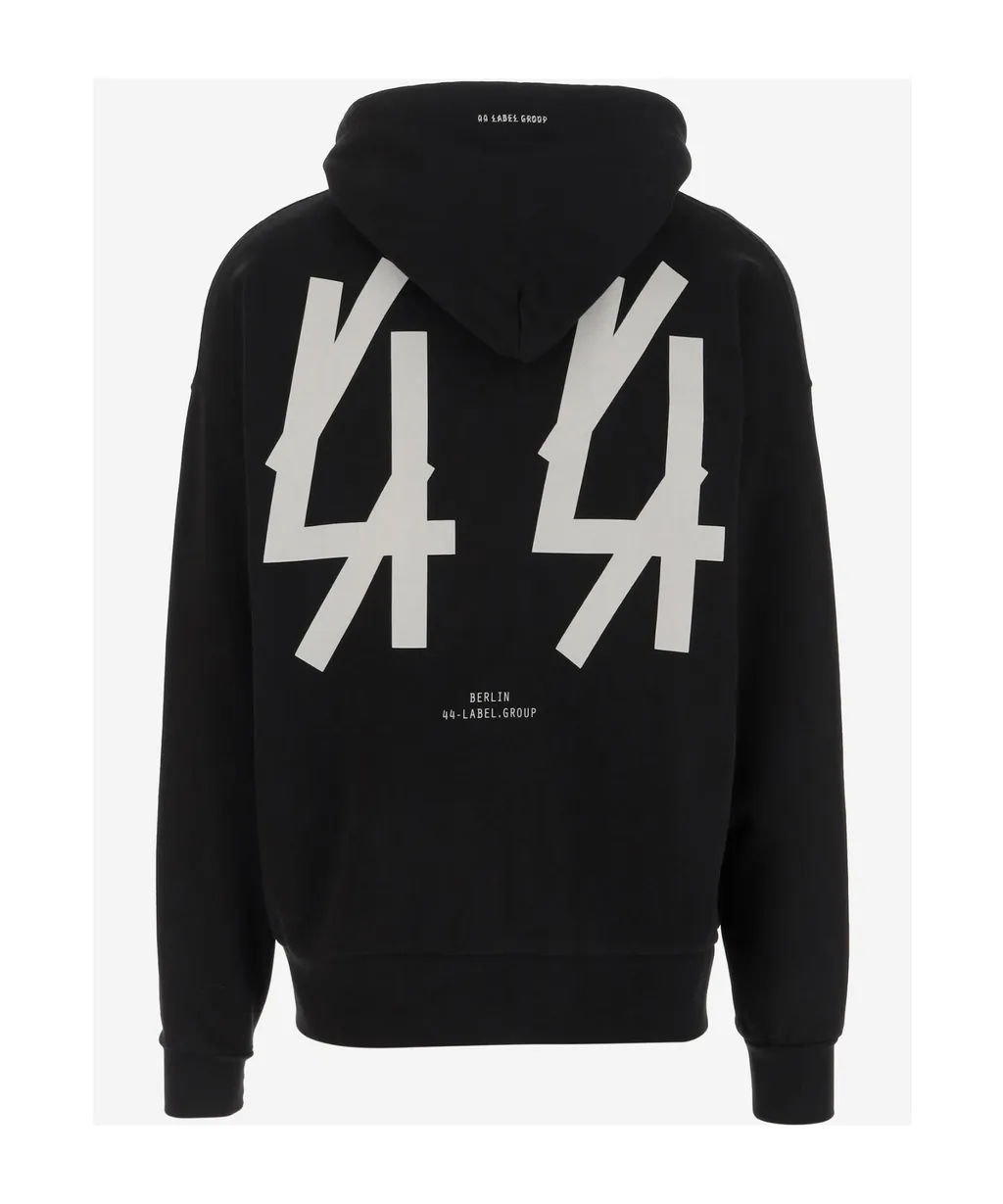 44 Label Group Bold Logo Hooded Sweater