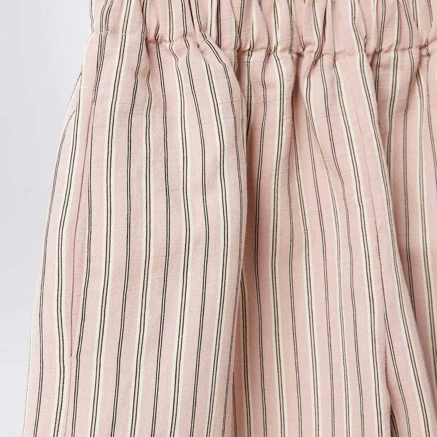 Il Gufo Logo Embroidered Striped Set