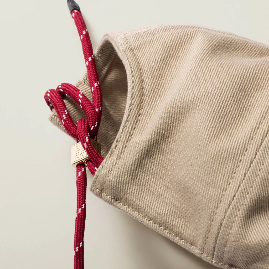 Miu Miu Logo Embroidered Baseball Cap