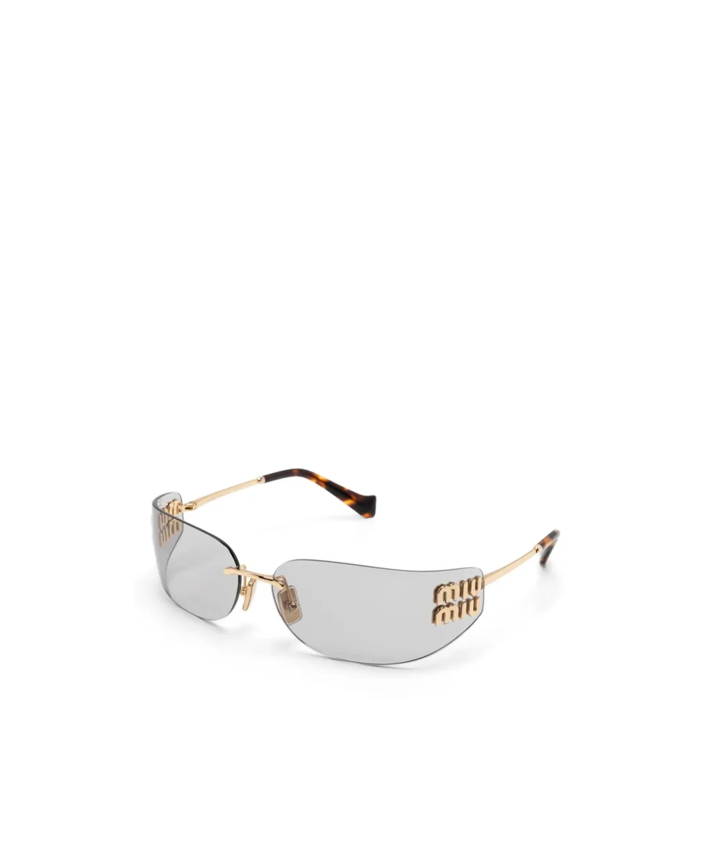 Miu Miu Eyewear Wrap-Frame Sunglasses