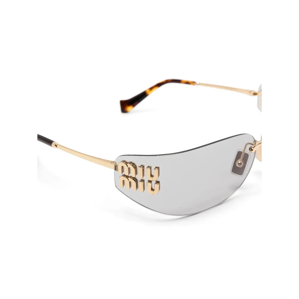 Miu Miu Eyewear Wrap-Frame Sunglasses