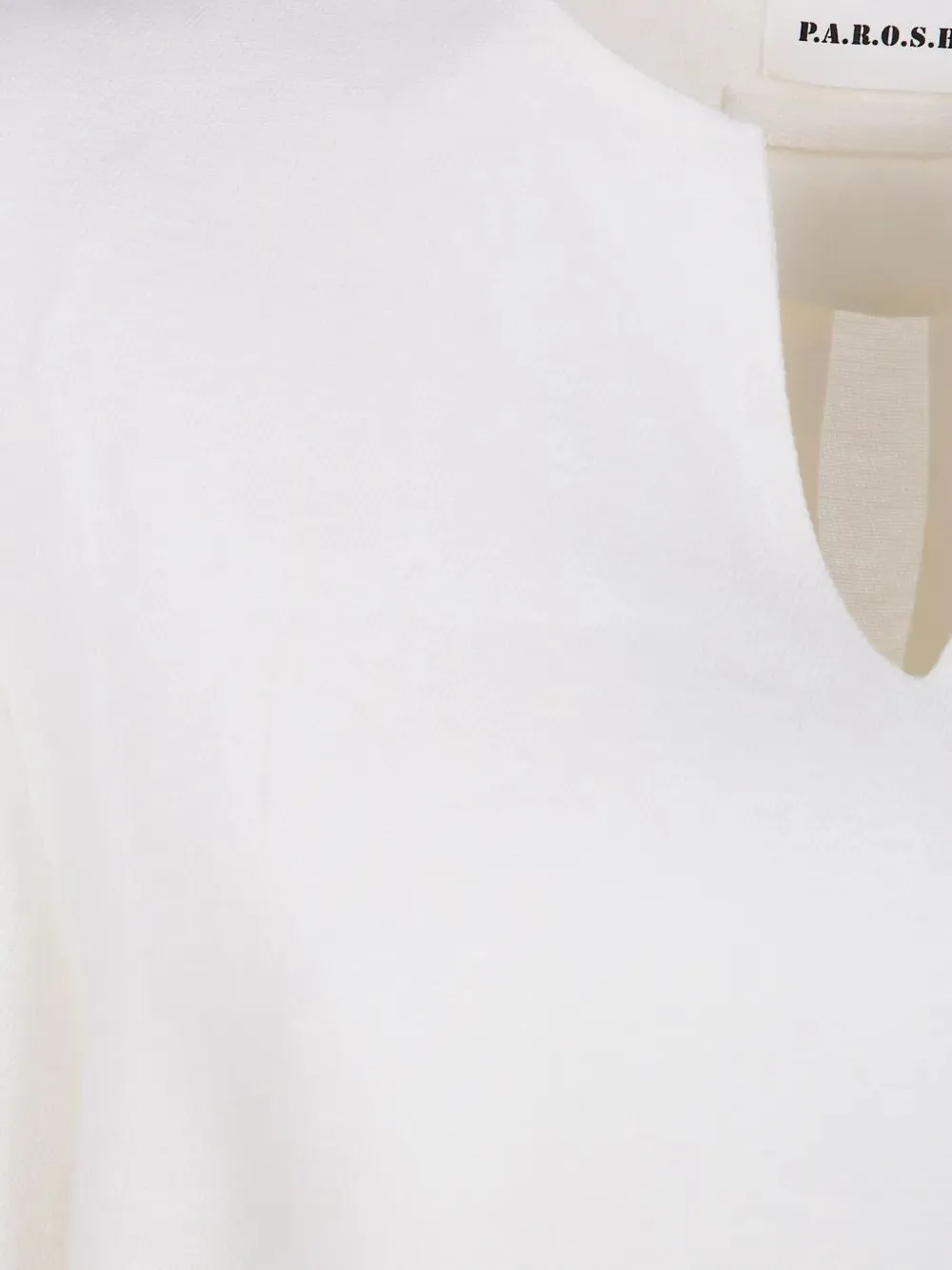 P.A.R.O.S.H. V-Neck Belted Blouse
