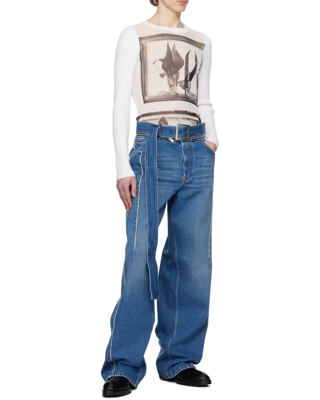 Crew Neck Long Sleeve T-Shirt