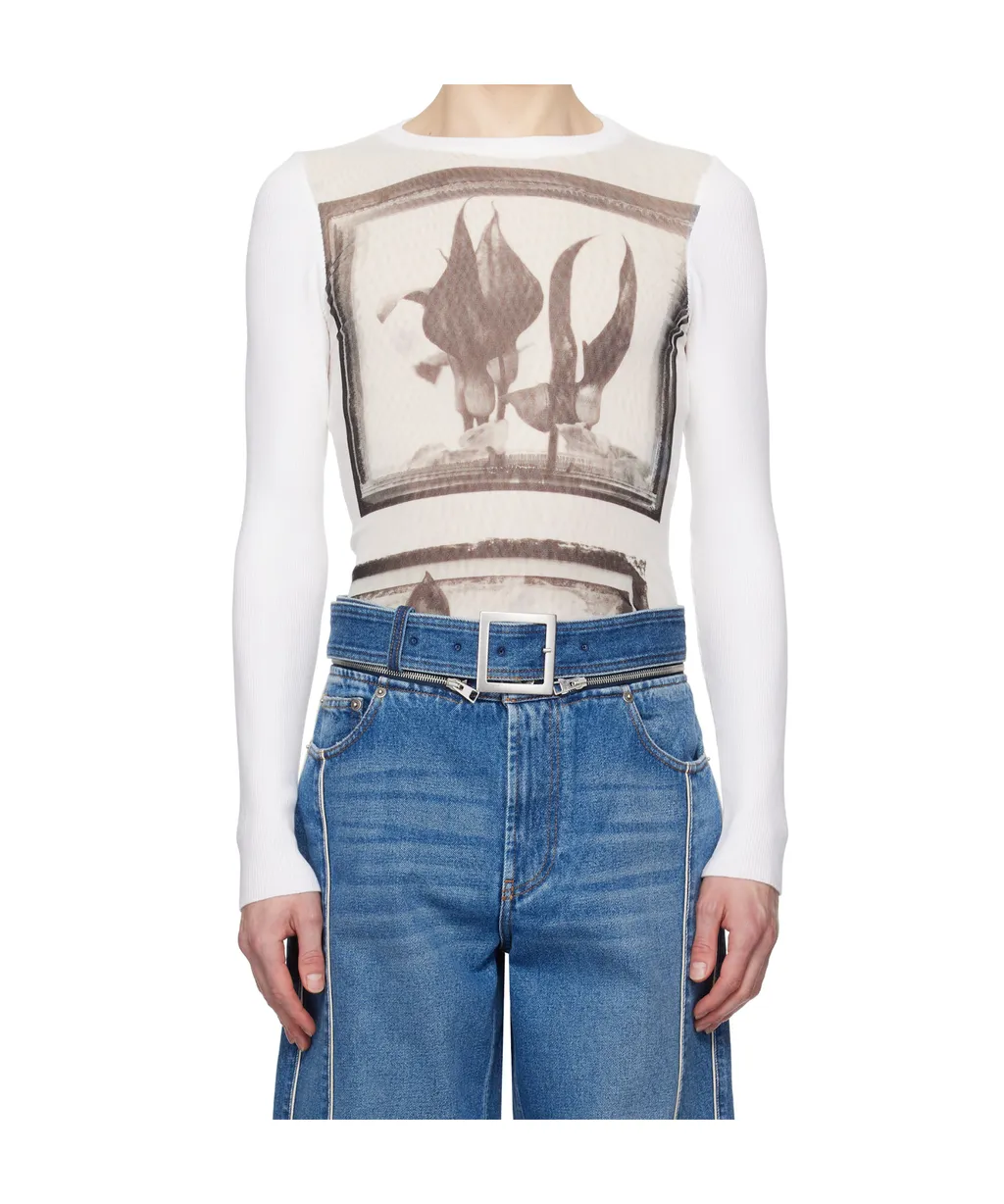 Crew Neck Long Sleeve T-Shirt