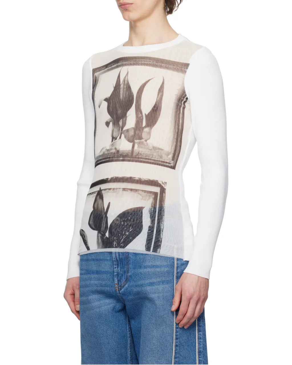 Crew Neck Long Sleeve T-Shirt