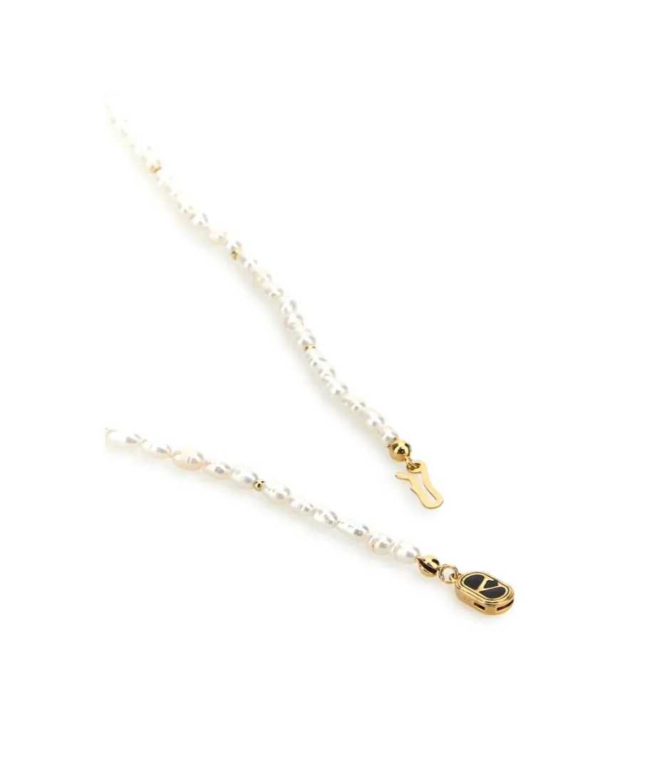 Valentino Ovalett Chained Necklace